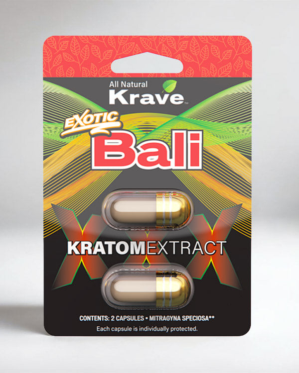 Krave Kratom - Bali Capsules (2 Count)