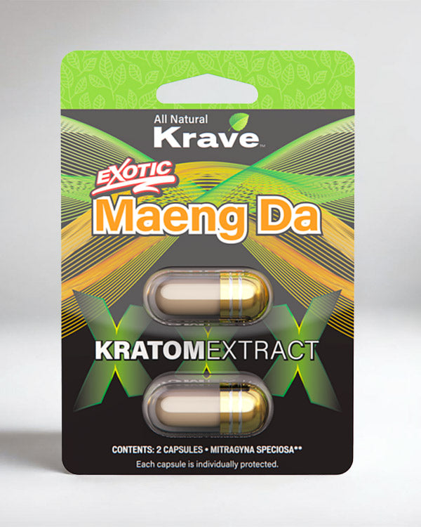 Krave Kratom - Maeng Da Capsules (2 Count)