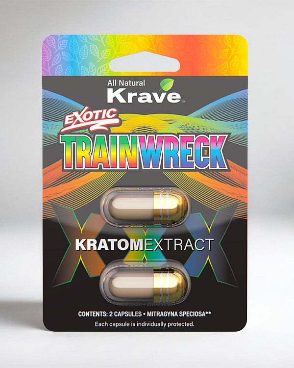 Krave Kratom - Trainwreck Capsules (2 Count)