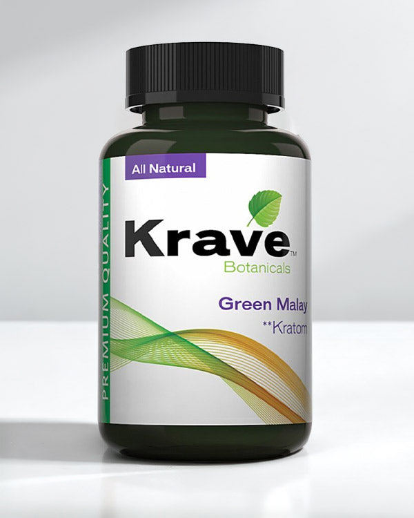 Krave Kratom - Green Malay Capsules