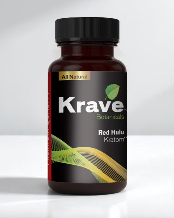Krave Kratom - Red Hulu Capsules