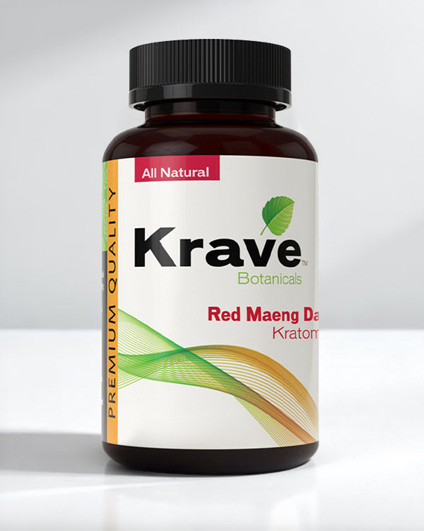 Krave Kratom - Red Maeng Da Capsules