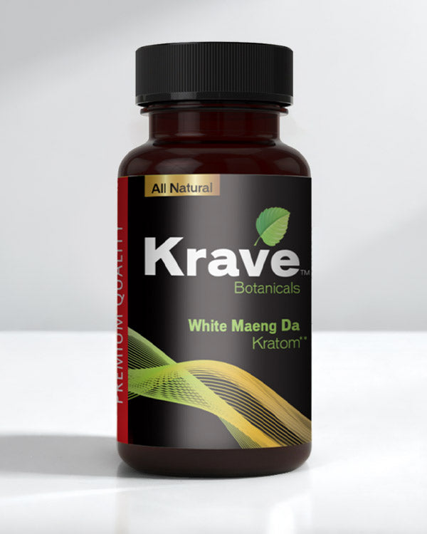 Krave Kratom - White Maeng Da Capsules