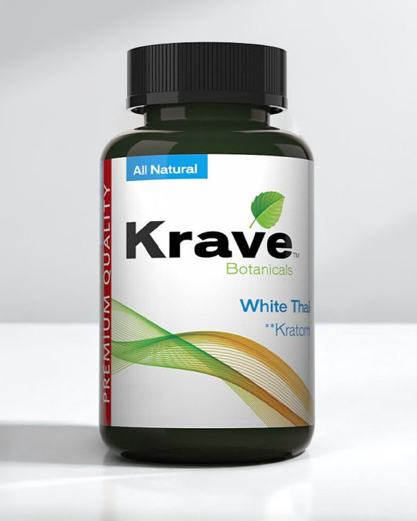 Krave Kratom - White Thai Capsules
