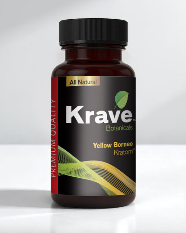 Krave Kratom - Yellow Borneo Capsules