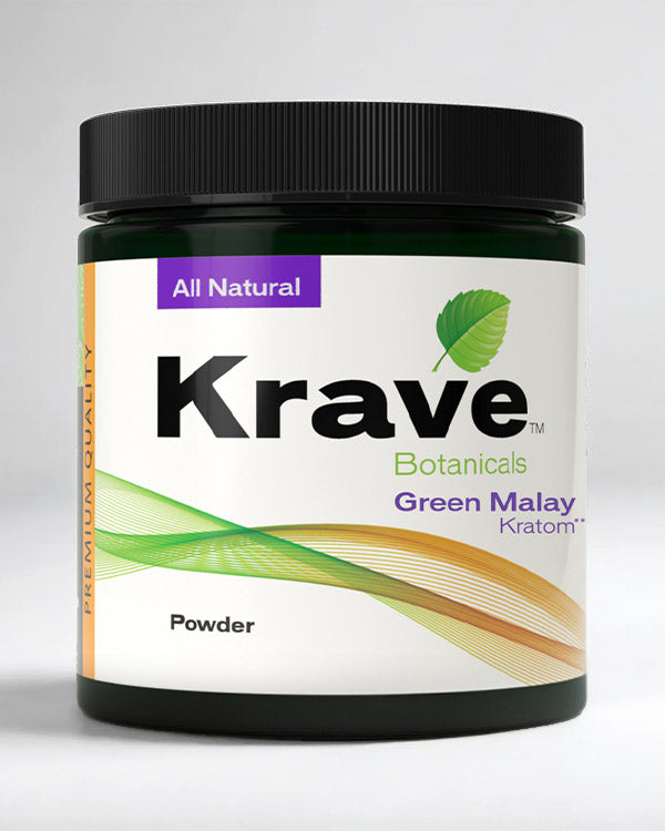 Krave Kratom - Green Malay Powder