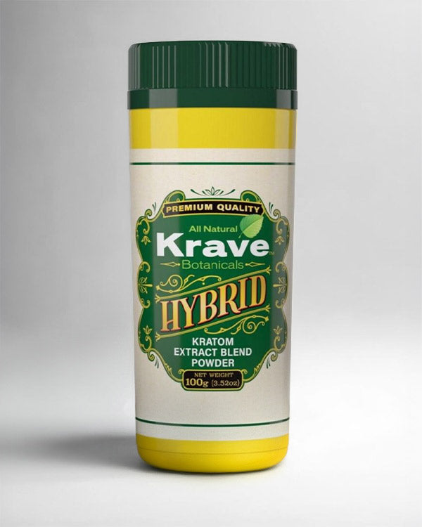 Krave Kratom - Kratom Extract Hybrid Powder